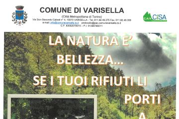La natura &#232; bellezza... se i tuoi rifiuti li porti a casa!