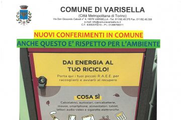 Bidone di conferimento rifiuti RAEE